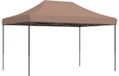 vidaXL Partytent, inklapbaar, pop-up model, bruin, 440x292x315 cm