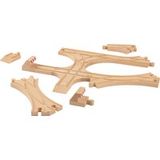 LUPILU® Railset, 16-delig / Wisselset, 11-delig