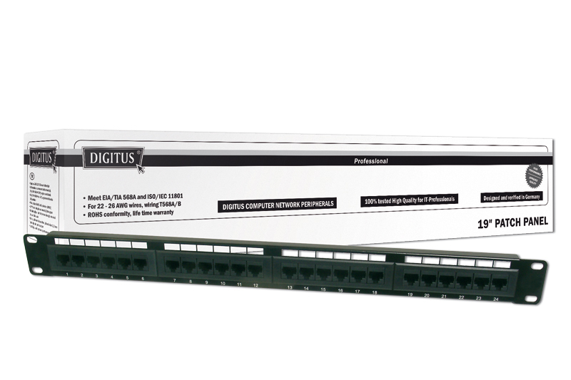 Assmann 19" CAT 5e patch panel