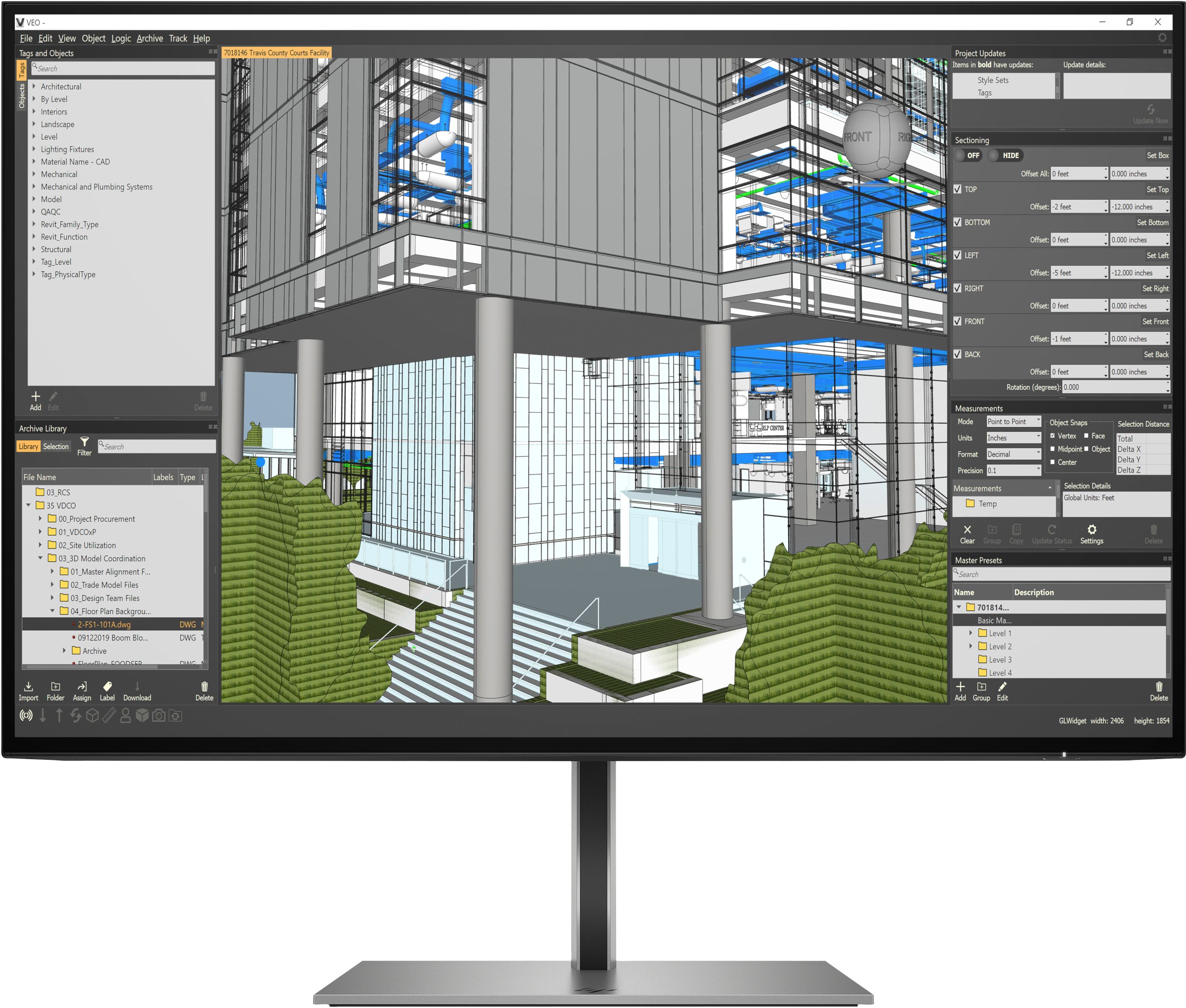 HP Z24n G3 24" WUXGA IPS Monitor - Silver