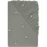 LIVARNO® Drap-housse en jersey, 140-160 x 200 cm (à fleurs)