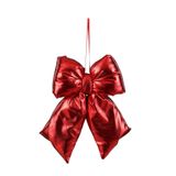 Mica Decorations décoration de sapin - nœud papillon 29cm en polyester, couleur rouge 1 pièce