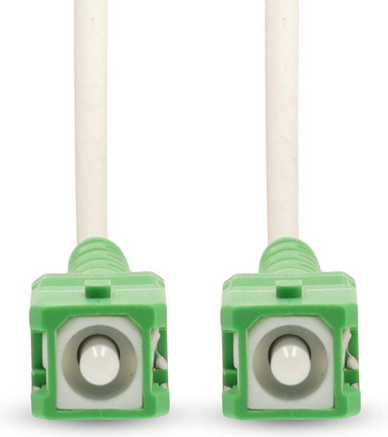 Nedis Glasvezel Patchkabel - SMF (Single Mode Phase) - SC/APC - SC/APC - 100 Gbps - 6.00 m - Wit