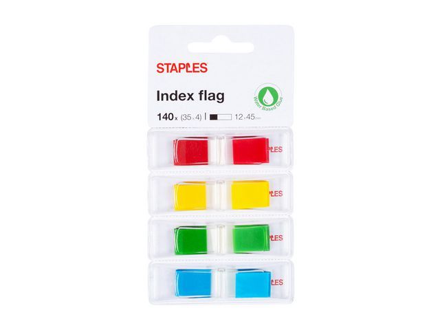 Staples Index Small 11 mm, 4 x 35 Indexes