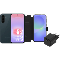 Samsung Galaxy A37 128GB Donkergroen 5G + Basis Accessoirepakket