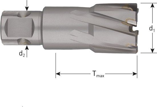 Rotec HM kernboor, 'Hard-Line', UNI 19, ø42x40