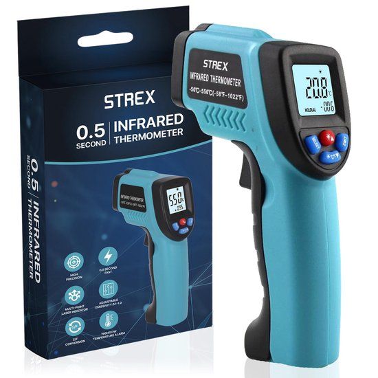 Strex Industriële Digitale Infrarood Thermometer met