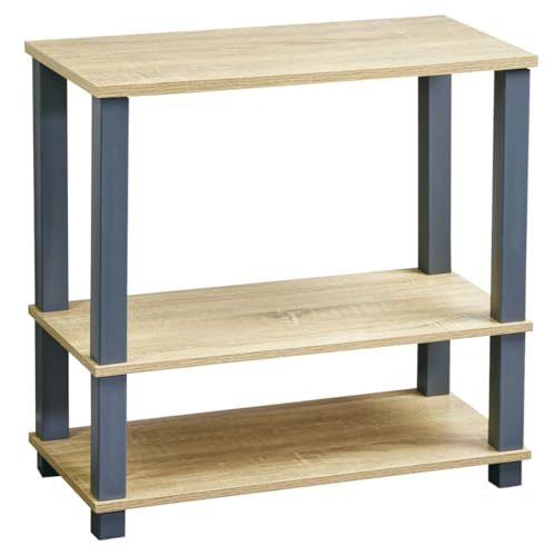 Kesper Plank, MDF, B 60 x D 29 x H 58,5 cm, Somona eiken decor, grijs | 18451