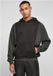 Urban Classics Cut On Sleeve Hoodie/trui M Zwart/Grijs
