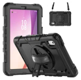 Selected by GSMpunt.nl Lenovo Tab One Hoes met Ingebouwde Screen Protector en Handriem Zwart