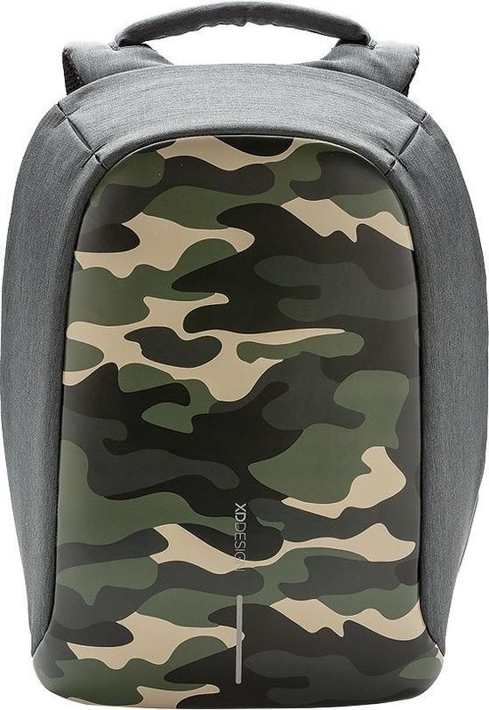 XD Design Bobby compact anti-diefstal rugzak- laptoptas - camouflage groen