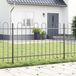 vidaXL Tuinhek BOXTEL, 5 stuks, 8,5 x 1 meter, staal met poedercoating