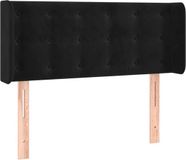vidaXL Hoofdbord Noir Velours 83x16x78/88 cm
