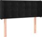 vidaXL Hoofdbord Noir Velours 83x16x78/88 cm
