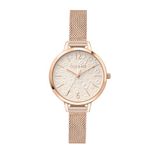 Oui&me Fleurette dameshorloge, alleen tijdweergave, 3 uur, analoog, 32 mm