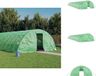 vidaXL Tuinkas met stalen frame 100 m² 20x5x2,3 m groen