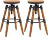 Maison Exclusive - Lot de 2 tabourets de bar en sapin massif