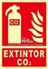 NM RD00106 brandblusser CO2, klasse B, PVC, 0,7 mm, 21 x 30 cm, met CTE, RIPCI en geschikt voor de nieuwe wetgeving