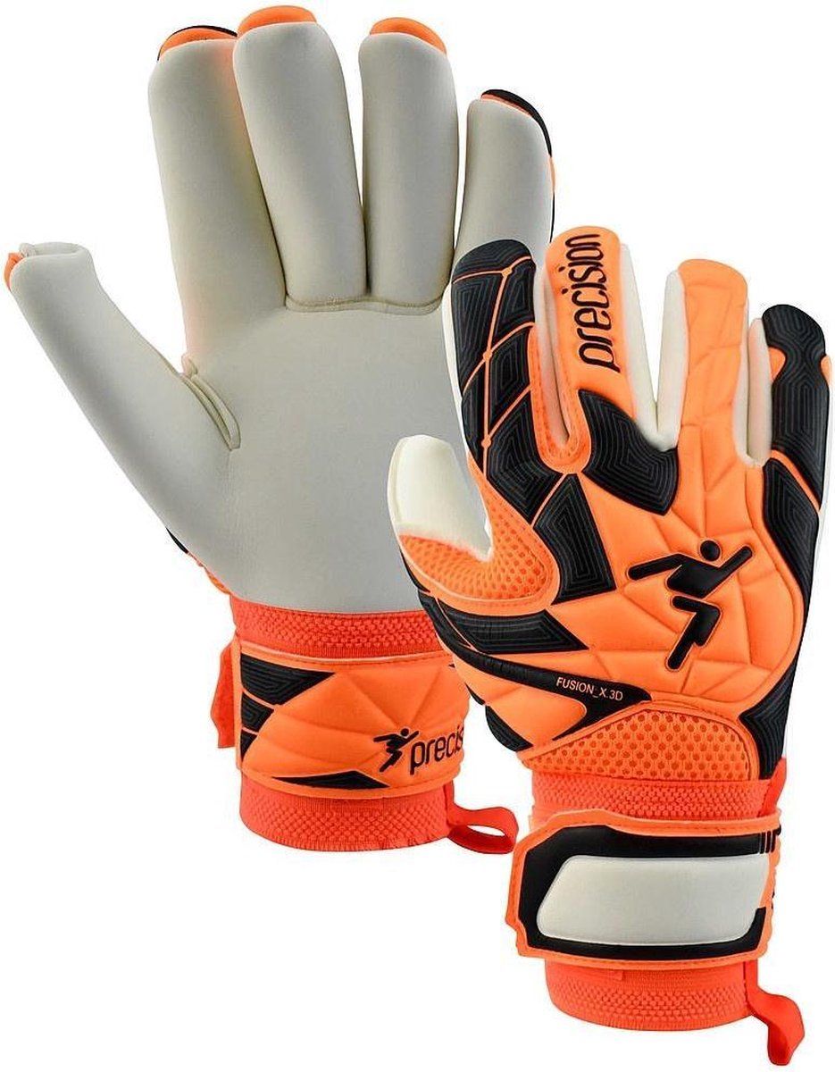 Precision keepershandschoenen Fusion_X.3D Pro oranje/wit/zwart - Maat: n.v.t.