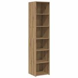 vidaXL Dressoir Artisanaal eiken 40 x 41 x 185 cm Bewerkt hout