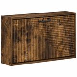 vidaXL Wandgemonteerde Schoenenkast HAARLEM 71 x 17 x 43 cm Gerookt eiken