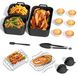 Merkloos Accessoires voor Heteluchtfriteuse, 19-delige Set