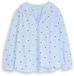 TOM TAILOR Chemisier bleu clair / noir