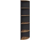 Vicco Ecki Hoekplank – 40 x 180 cm Antraciet/gouden eik