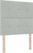 vidaXL Boxspring bed met hoofdeinde Lichtgrijs 100 x 200 cm Fluweel