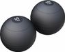 Gorilla Sports Slam Ball Set - 25 kg - 2 Trainingsballen - Slijtvast - Zwart