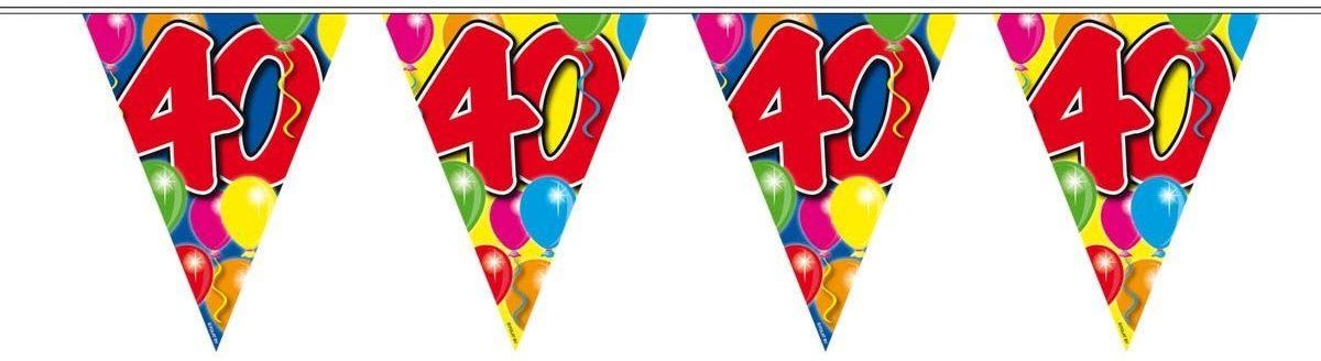 Folat 40 Jaar Slinger Balloons - 10 meter