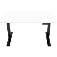 Euroseats Elektrisch Zit Sta Bureau 160 x 80 Zwart/Wit