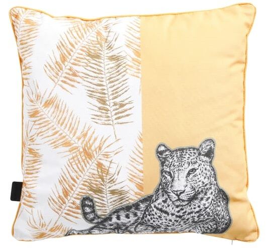 Madison sierkussen Tiger 50 x 50 cm geel