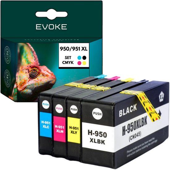 Evoke HP 950 951 XL Inktcartridges