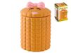 Home Frollina Keckdose keramiek, bruin/rozerood