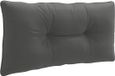 vidaXL Coussin de dossier PUTTEN 100% Polyester Anthracite 80 x 40 x 10 cm