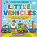 Little Vehicles: A Super Cute Kawaii Coloring Book of Vehicles — 35 Big & Easy Pages for Ages 4-5