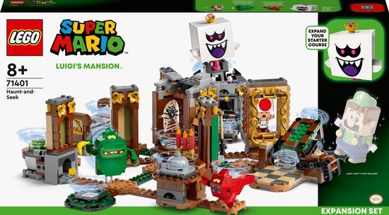 LEGO Uitbreidingsset Verstoppertje in Luigi’s Mansion - bouwspeelgoed - 71401