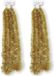 Inge-glas Inge's Christmas Decor Gmbh 2x Kerstslinger Guirlande Goud 270 cm