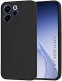 Techsuit Soft Flex Silicone Back Cover for Oppo Reno 15F - Black