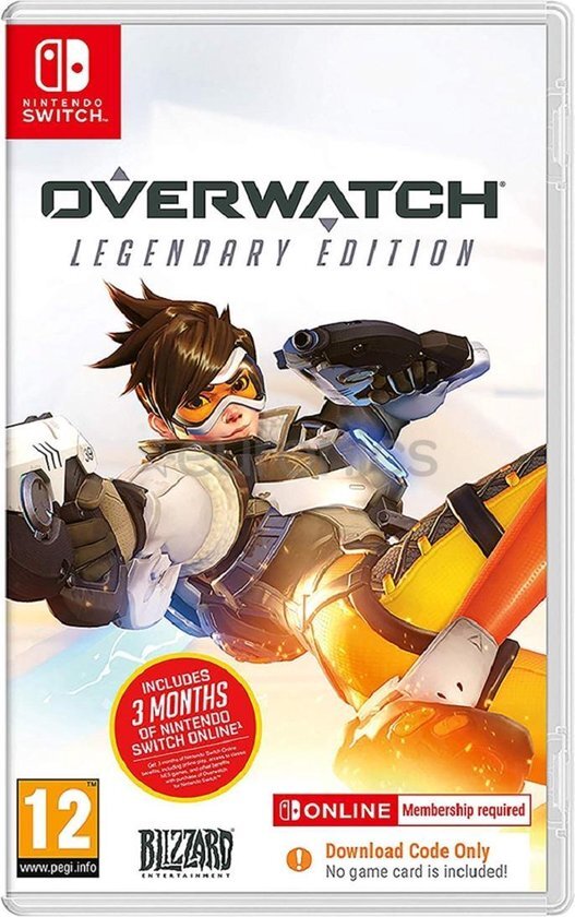 Blizzard overwatch legendary edition (code in a box) +pre-order dlc Nintendo Switch