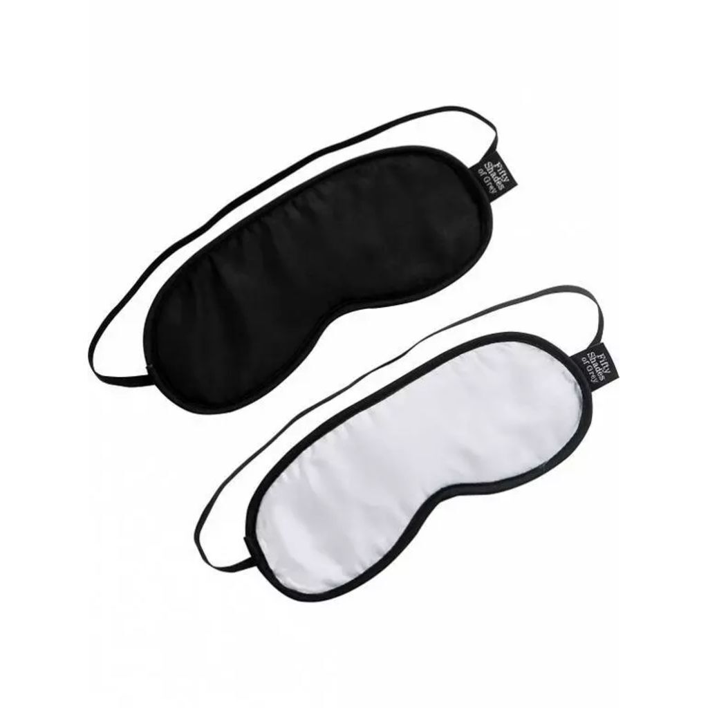 Fifty Shades of Grey No Peeking St Blindfold Twin Pack