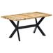 Table à manger 160x80x75 cm manguier massif brut