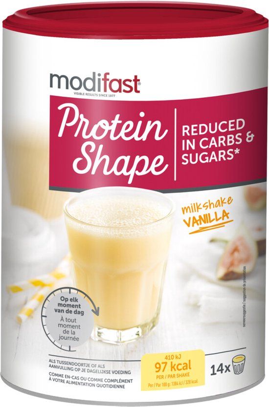 Modifast Proteine shape milkshake vanille 420 Gram
