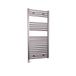 Sanicare Electrische Wifi Radiator HPW Carini 111,8x45 cm Inox-look Met Thermostaat Zilver Linksonder
