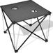 Wan GmbH Table de camping pliable pour intérieur et extérieur - Durable et résistant aux intempéries
