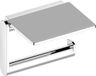 Keuco Plan Toiletrolhouder met console – verchroomd metaal – draaibaar – met legplank – wandmontage