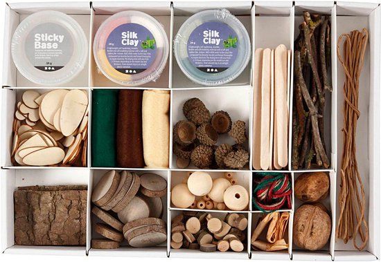 Creativ Company CC Creatieve Knutselbox Natuur - Klei - 31 g