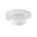 GEDY G-Kuala Lumpur zeepbakje, wit, chroom, messing, glas, 4 x 11 x 11,2 cm, 0,368 kg