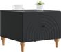 vidaXL Salontafel met lade Zwart 49 x 50 x 40 cm Bewerkt hout